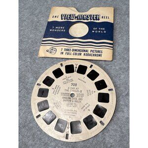 View-Master Reel 702 A Day At The Circus-II Ringling Bros. & Barnum Bailey 3D Ko